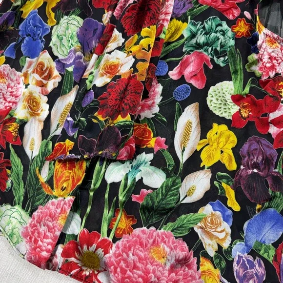 Alice + Olivia Colorful Floral Blouse - Picture 5 of 8